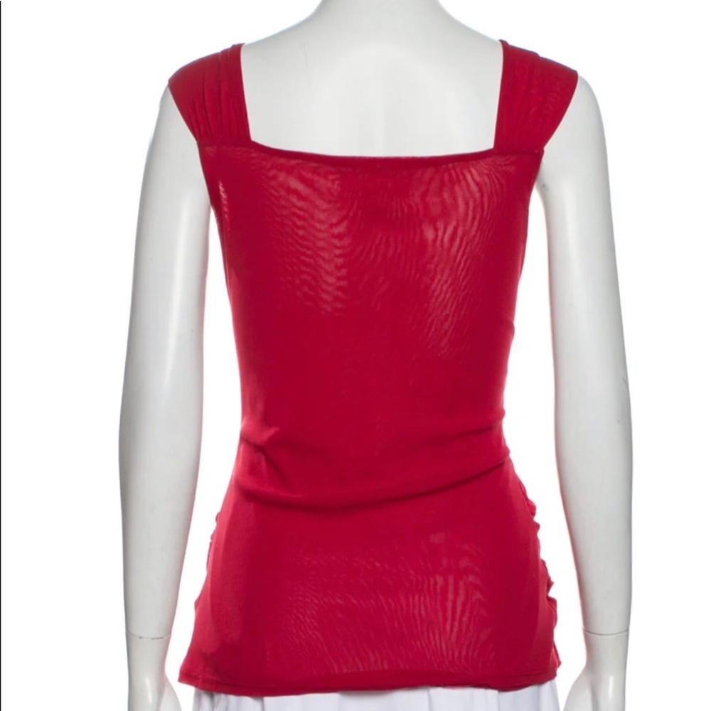 ❤️Red Semi-Sheer Top❤️ - Picture 2 of 4